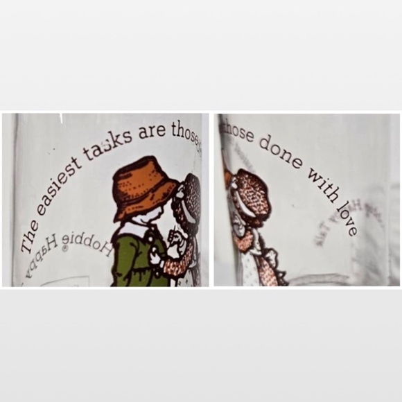 Vintage Holly Hobbie Cup Happy Talk Glass Limited Edition Coca-Cola - Picture 7 of 15